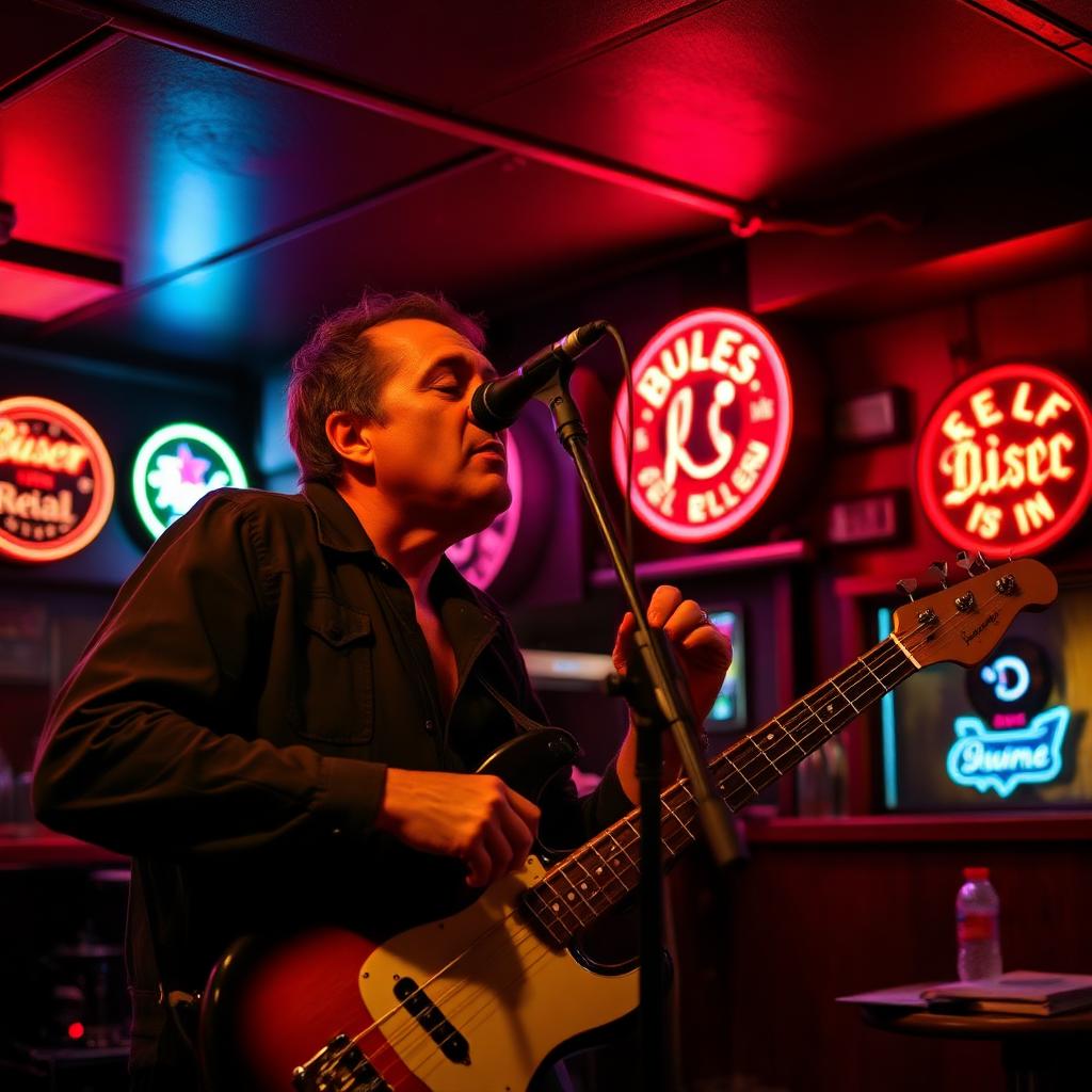 Dive bar bass face 🎸